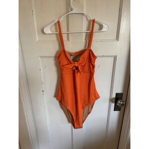 NWT Old Navy orange one piece swimsuit size xl